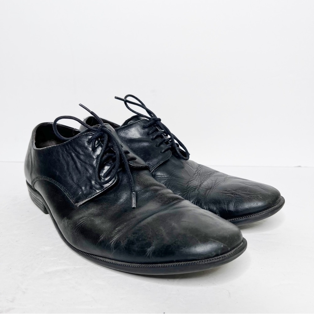Cole Haan Black Leather Dress Shoes Derby Size 10 Men’s